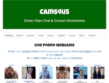Tablet Screenshot of cams4us.be
